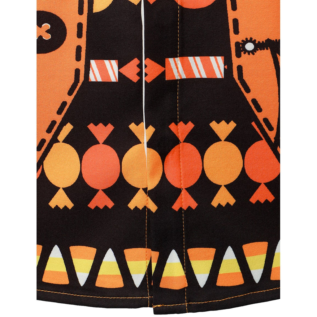 Men's Halloween Button Down Shirt with Spread Collar and Regular Fit Costume Party - Image 4