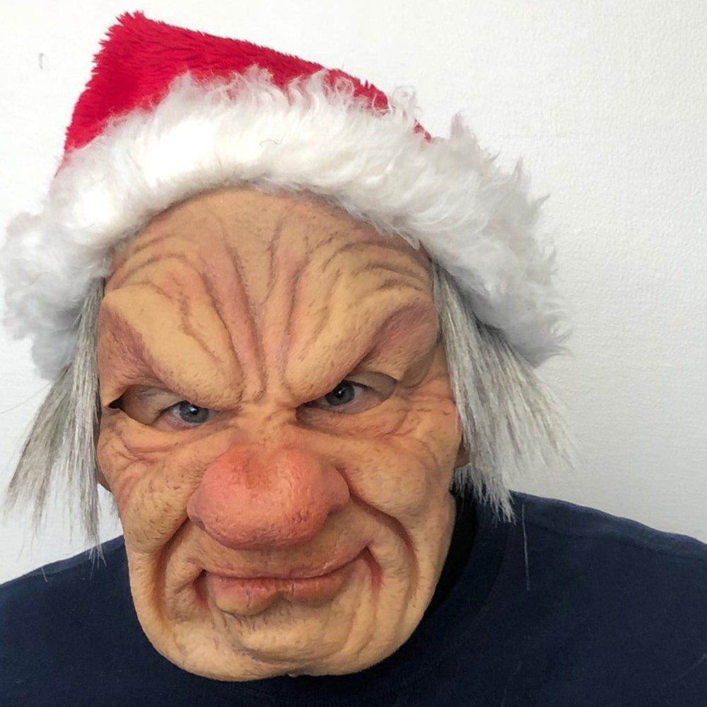 Men's Halloween Realistic Silicone Mask with Faux Hair and Hand-Painted Details - Image 15