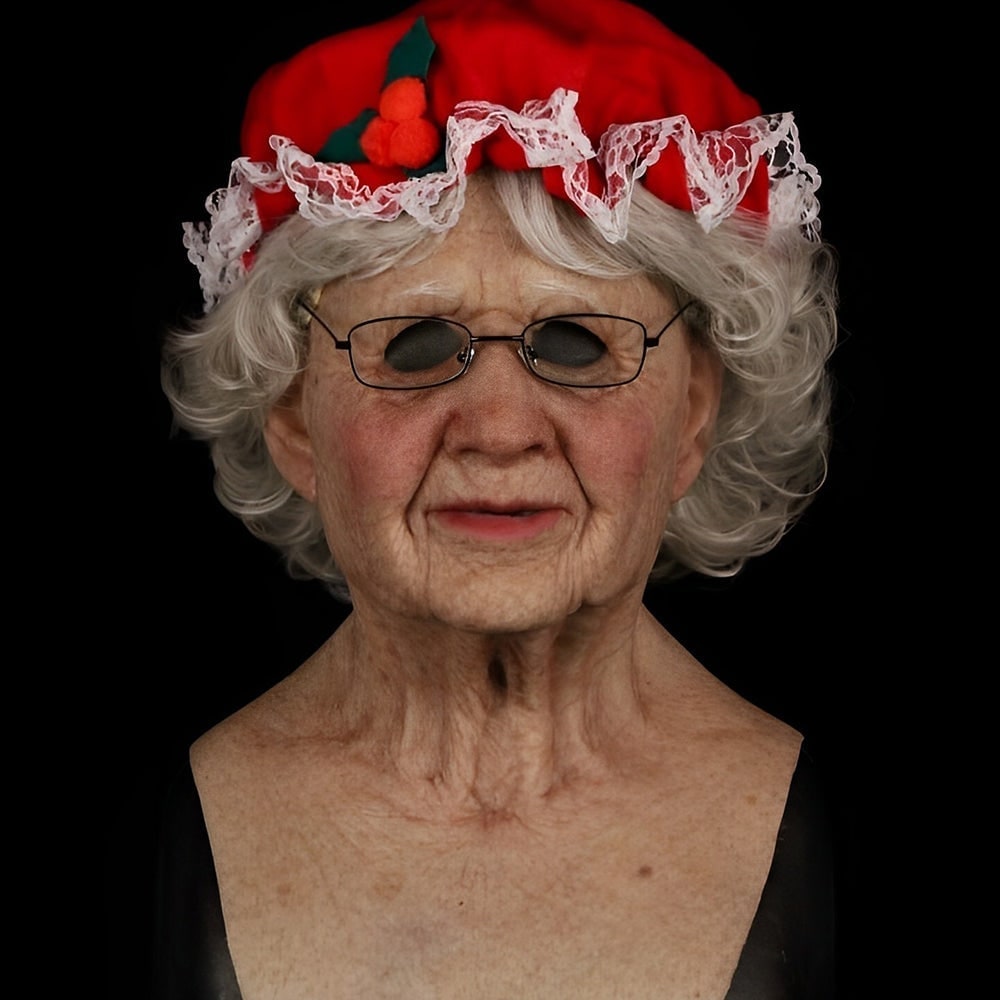 Men's Halloween Realistic Silicone Mask with Faux Hair and Hand-Painted Details - Image 16