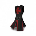 Men's Halloween Templar Knight Costume with Tunic and Cape for Medieval Warrior Outfit - Image 2