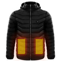 Men's Heated Puffer Jacket with Hood and Multiple Heat Zones Windbreaker - Image 7