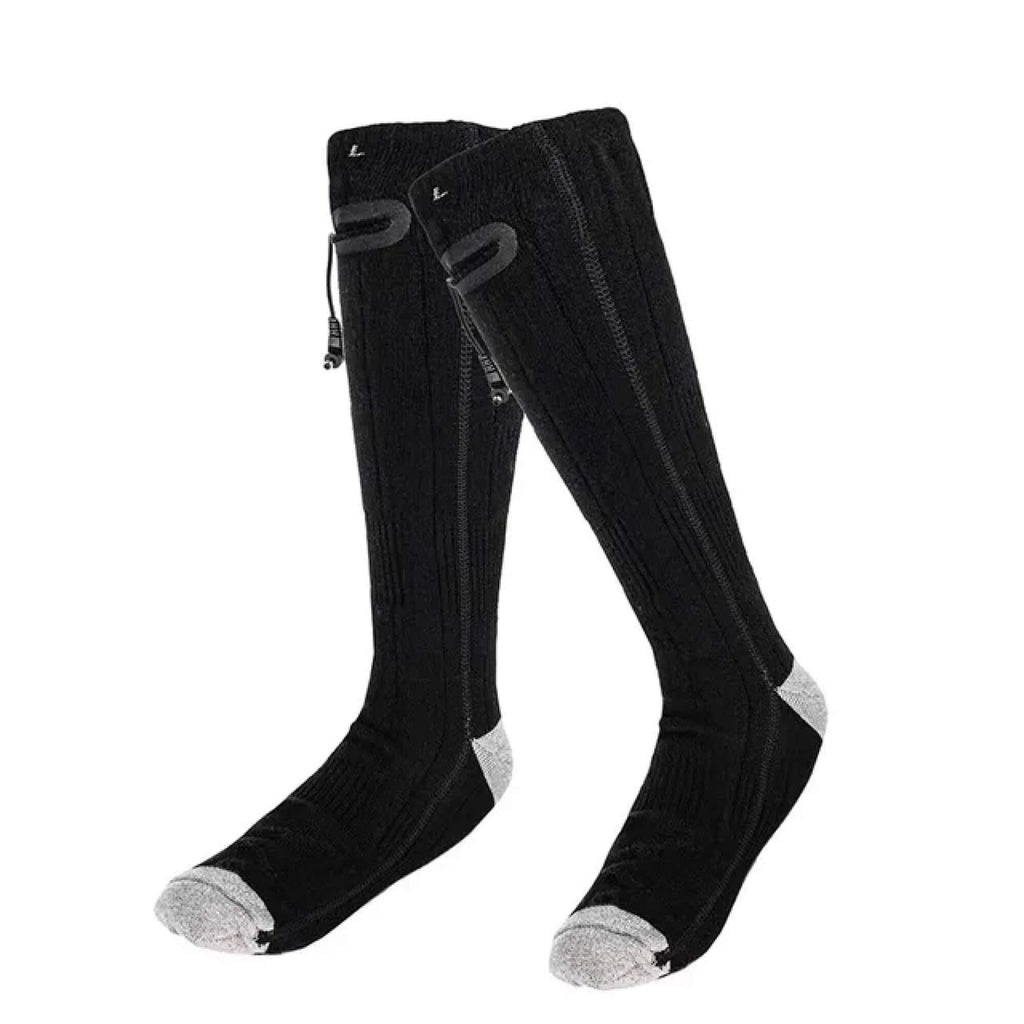 Men's Heated Socks for Winter Warm for Knee-High Ribbed Knit Thermal - Image 7