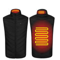 Men's Heated Vest with USB Charging Stand Collar Puffer Sleeveless - Image 1