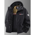 Men's Hooded Fleece Jacket with Plush Lining and Full Zip - Image 8