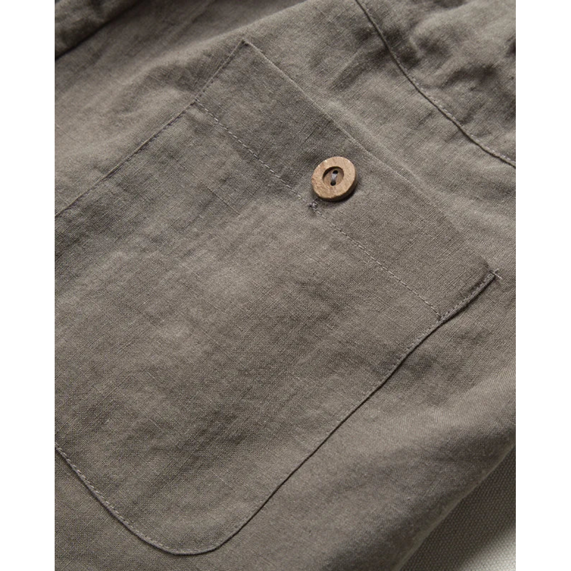 Men's Linen Pants Relaxed Fit Straight Leg Trousers - Image 8