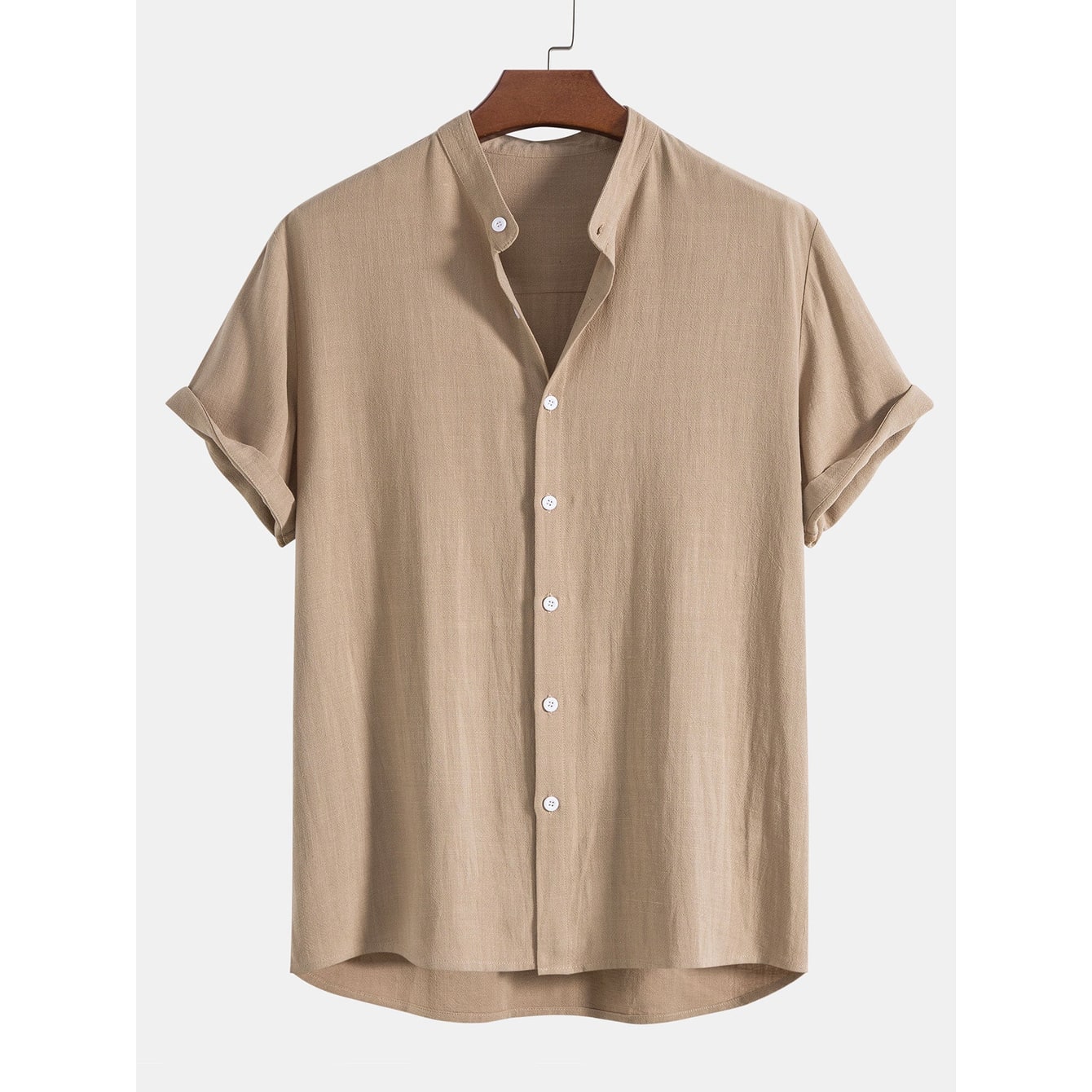 Mens Matching Sets Two Piece Textured -Look Fabric - Image 5