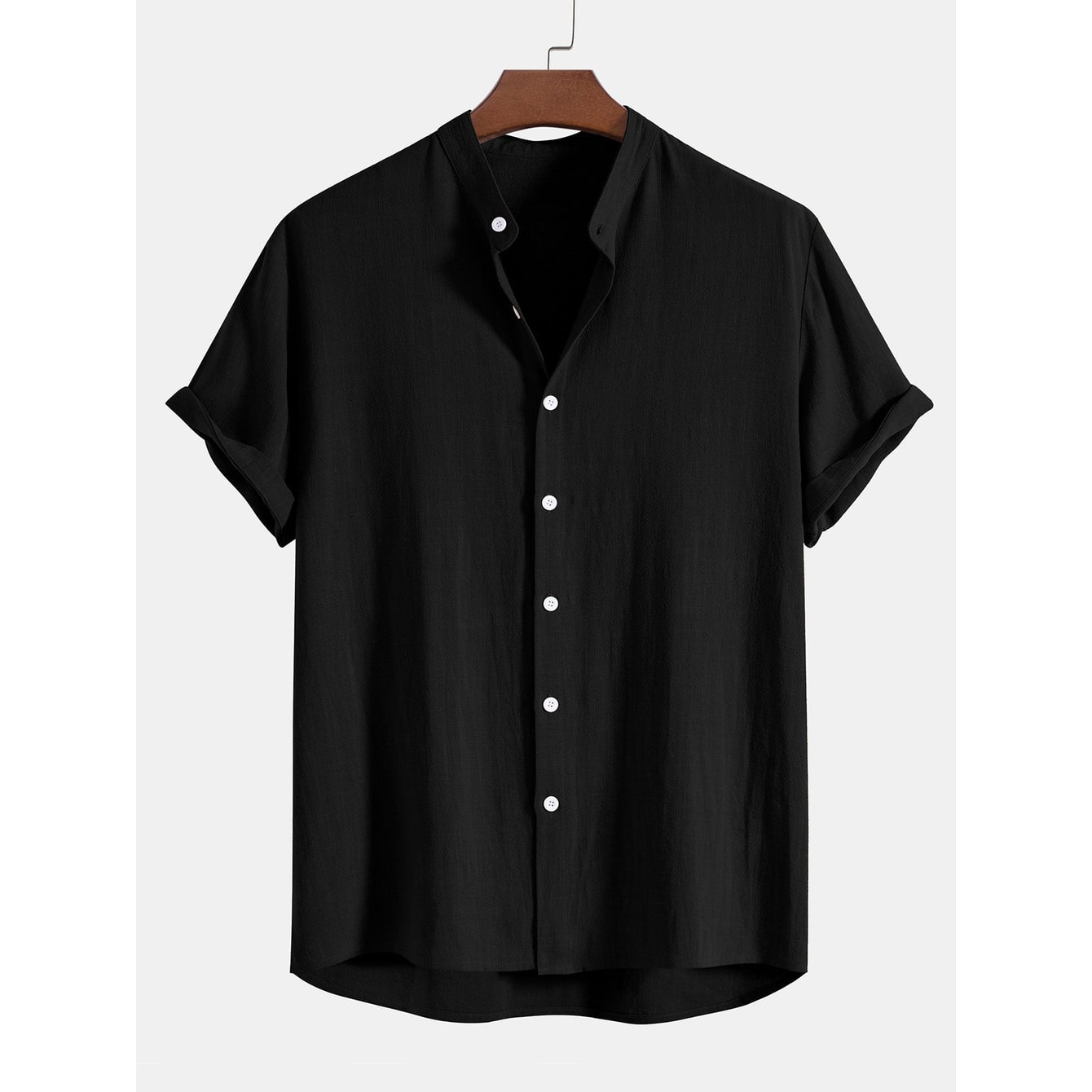 Mens Matching Sets Two Piece Textured -Look Fabric - Image 6