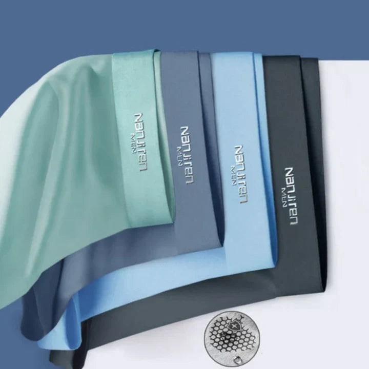 Men's Moisture Wicking Boxer Briefs with Stretch and Mesh Pouch - Image 2