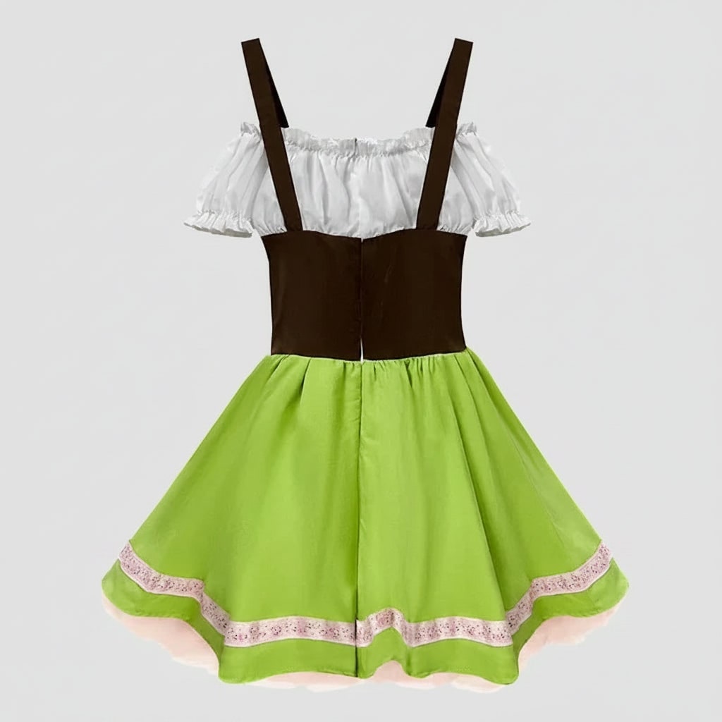 Men's Oktoberfest Costume with Lederhosen and Suspenders - Image 5