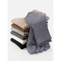 Men's Pilates Yoga Non-Slip Grip Socks with Five-Toe Design and Knit - Image 1