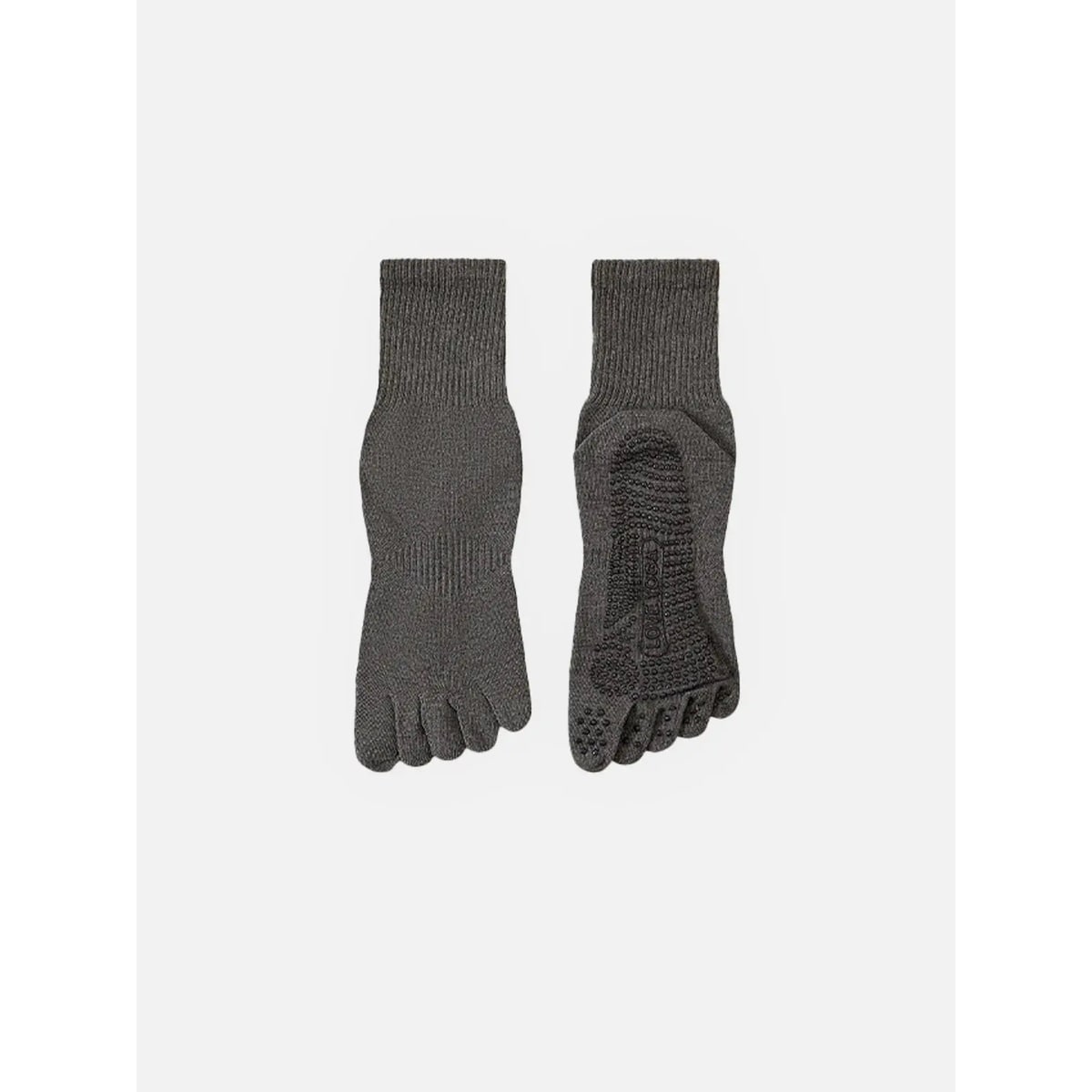 Men's Pilates Yoga Non-Slip Grip Socks with Five-Toe Design and Knit - Image 10
