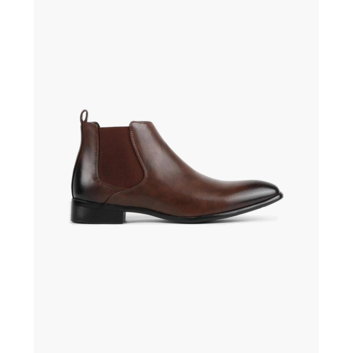 Men's Pointed Toe Chelsea Dress Boots with Elastic Panels Slip-On - Image 4
