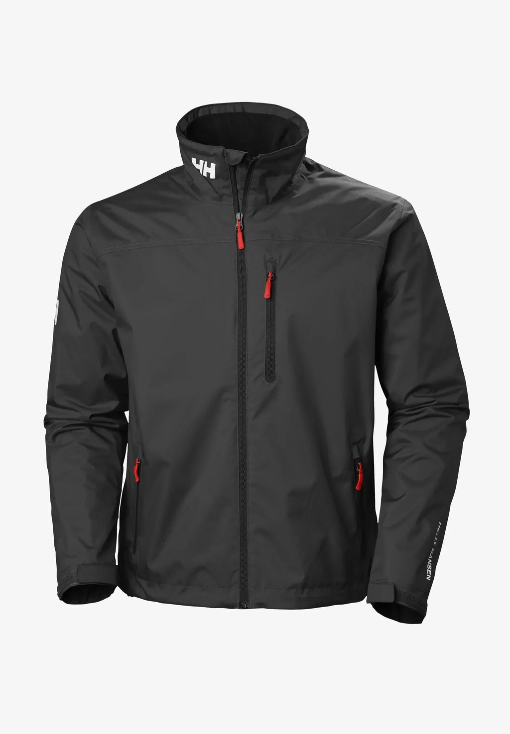 Men's Rain Jacket with Water-Resistant Collar and Zip Closure - Image 2