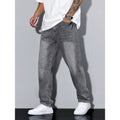 Men's Relaxed Fit Straight Leg Jeans with Five Pocket Styling - Image 1