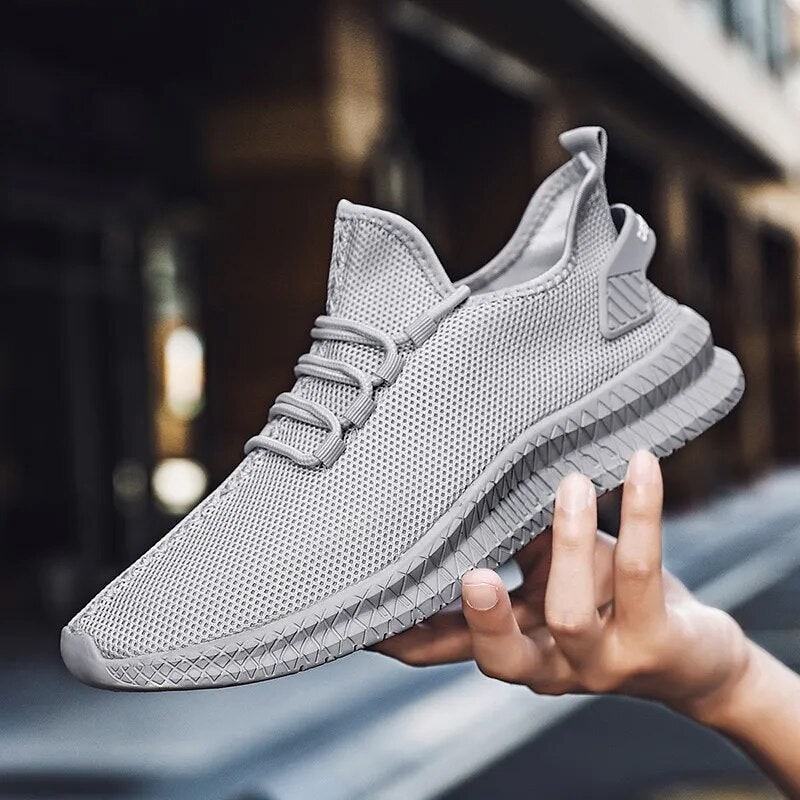 Men's Running Shoes Sneakers Lace-Up Mesh Low-Top Breathable Upper - Image 6