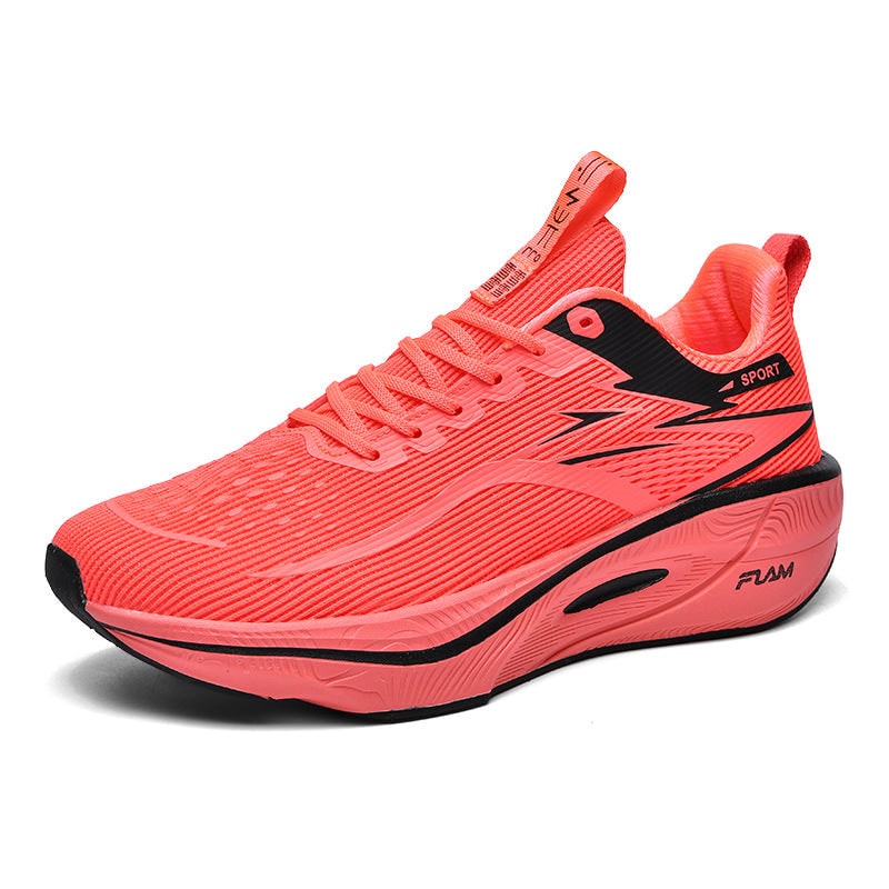 Men's Running Shoes Training with Mesh Upper Cushioned Sole Lace-Up - Image 5