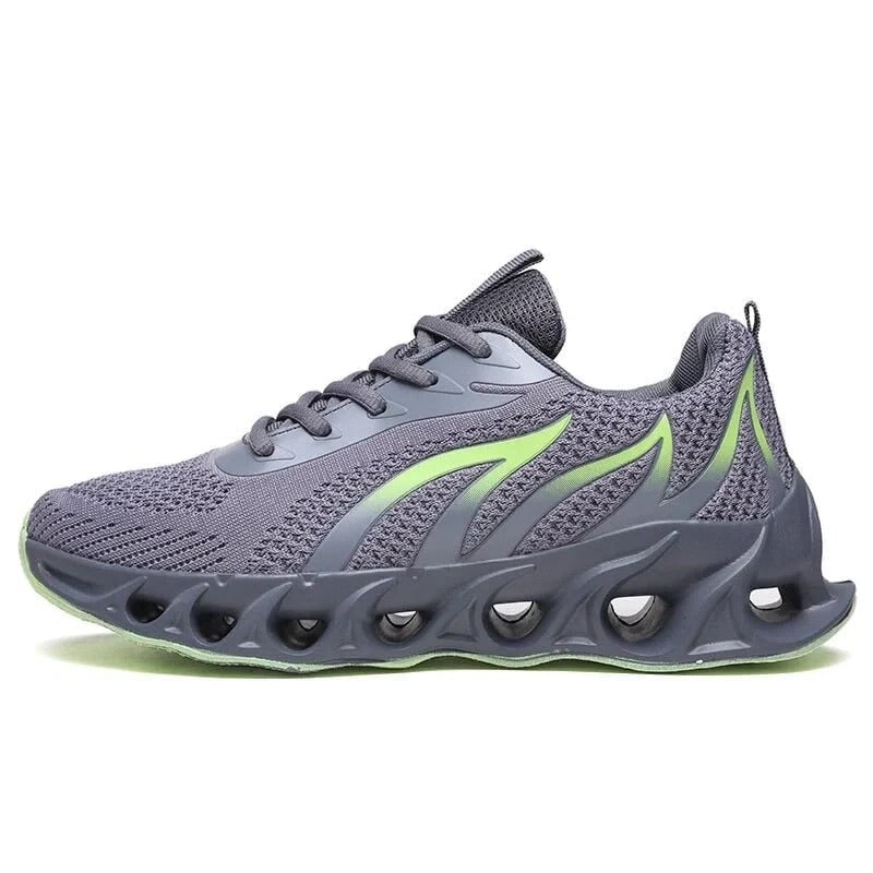 Men's Running Shoes with Breathable Mesh Blade Sole and Padded Collar Support - Image 6
