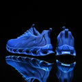 Men's Running Shoes with Mesh Upper and Blade Sole for Road - Image 1