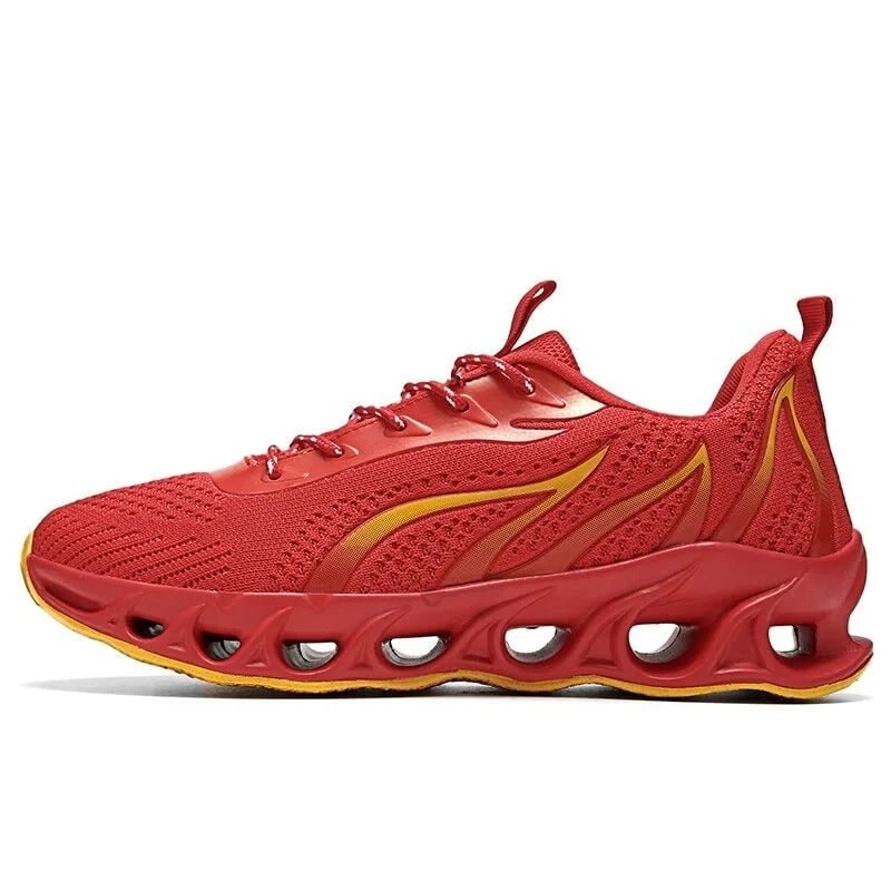 Men's Running Shoes with Mesh Upper and Blade Sole for Road - Image 4