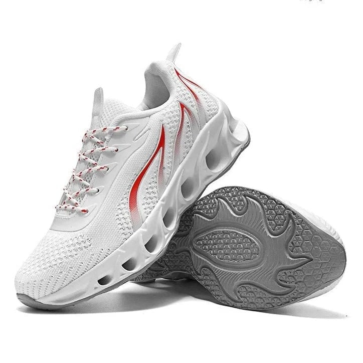 Men's Running Shoes with Mesh Upper and Blade Sole for Road - Image 8