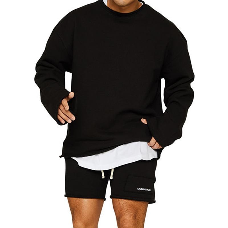Men's Short Lounge and Oversized Two Piece Set with Drawstring - Image 8