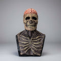 Men's Skull Mask with Integrated Chest Bib and Skeletal Details for Halloween Costumes - Image 1