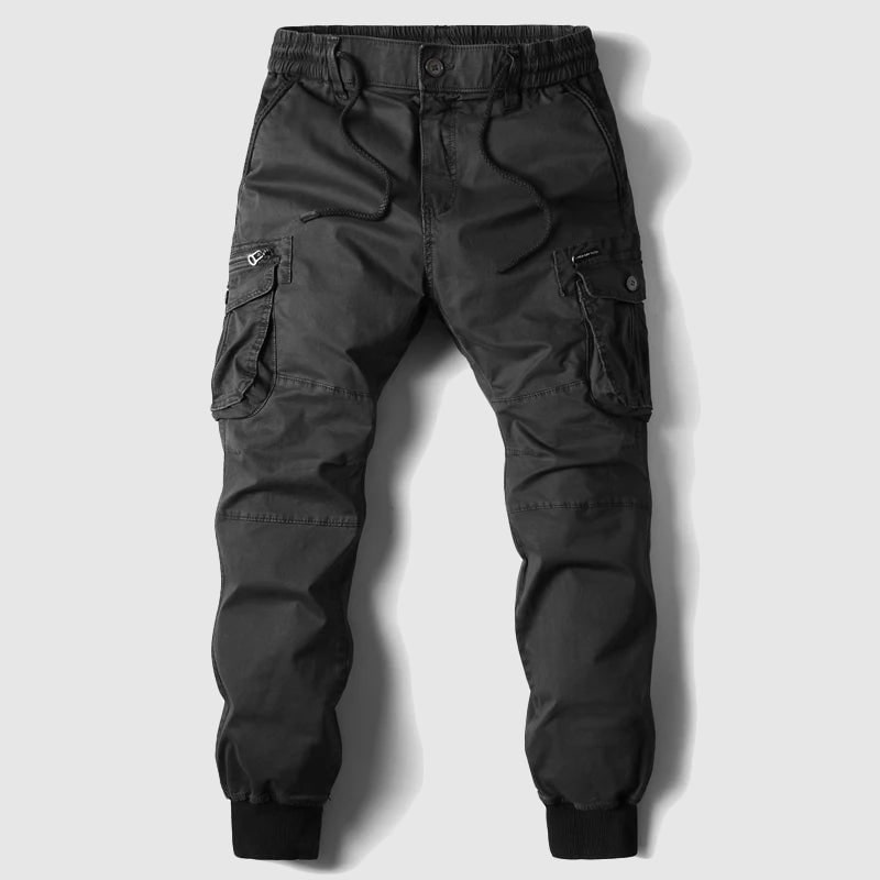 Men's Slim Fit Cargo Pants Joggers with Drawstring Waist and Tapered Ankle Cuffs - Image 5