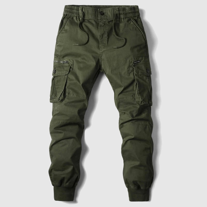 Men's Slim Fit Cargo Pants Joggers with Drawstring Waist and Tapered Ankle Cuffs - Image 6
