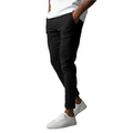 Men's Slim Fit Chino Pants Trousers with Tapered Ankle and Stretch Waistband - Image 1