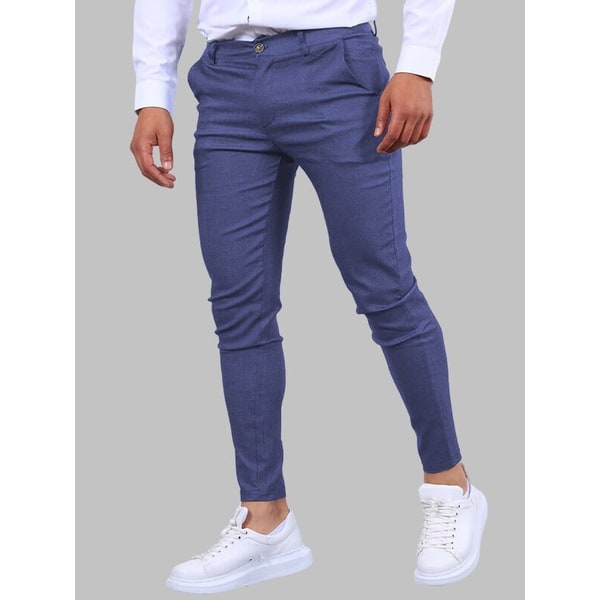Men's Slim Fit Chino Pants with Stretch Casual Dress - Image 6