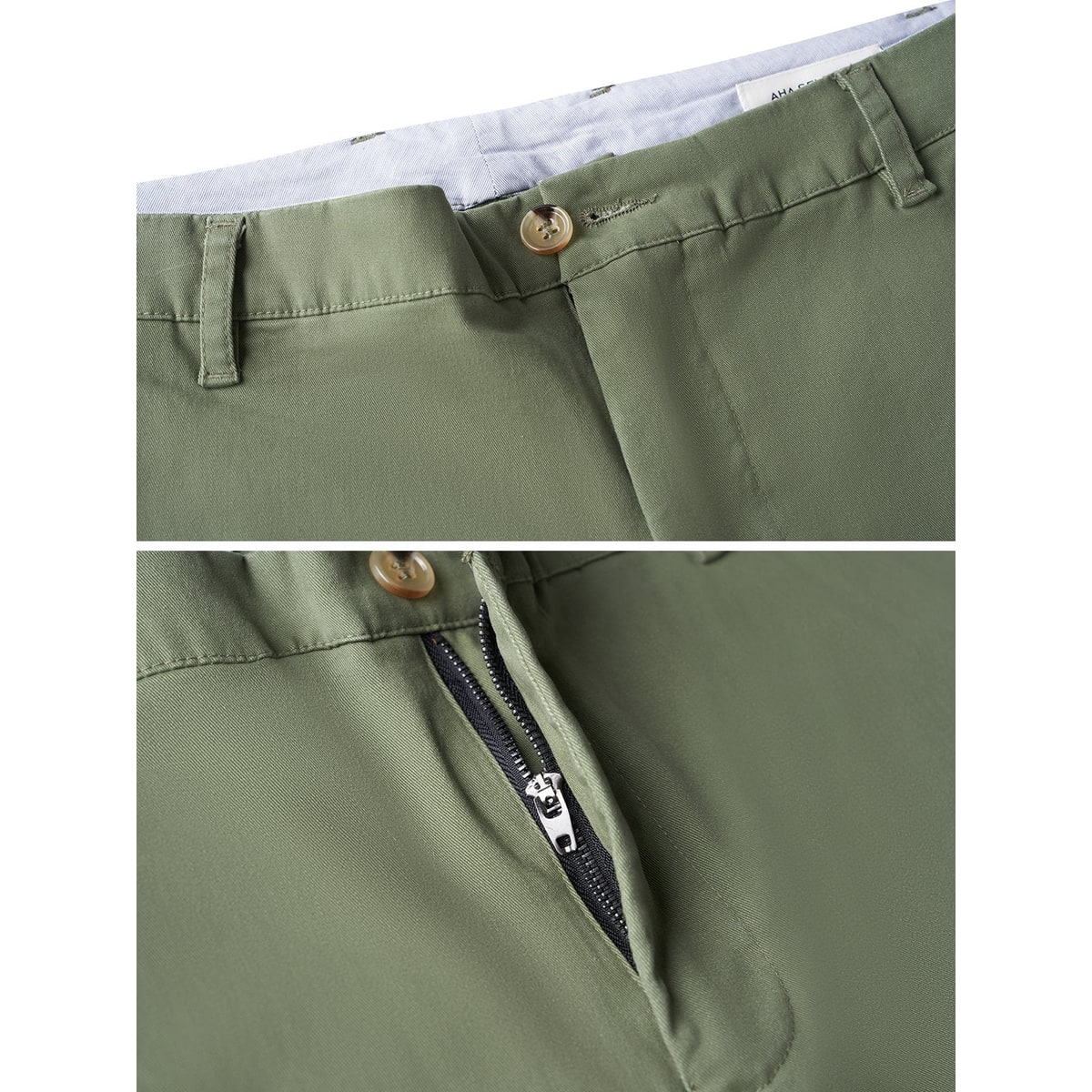 Men's Slim Fit Chino Pants with Stretch Cotton Blend and Tapered Leg - Image 13