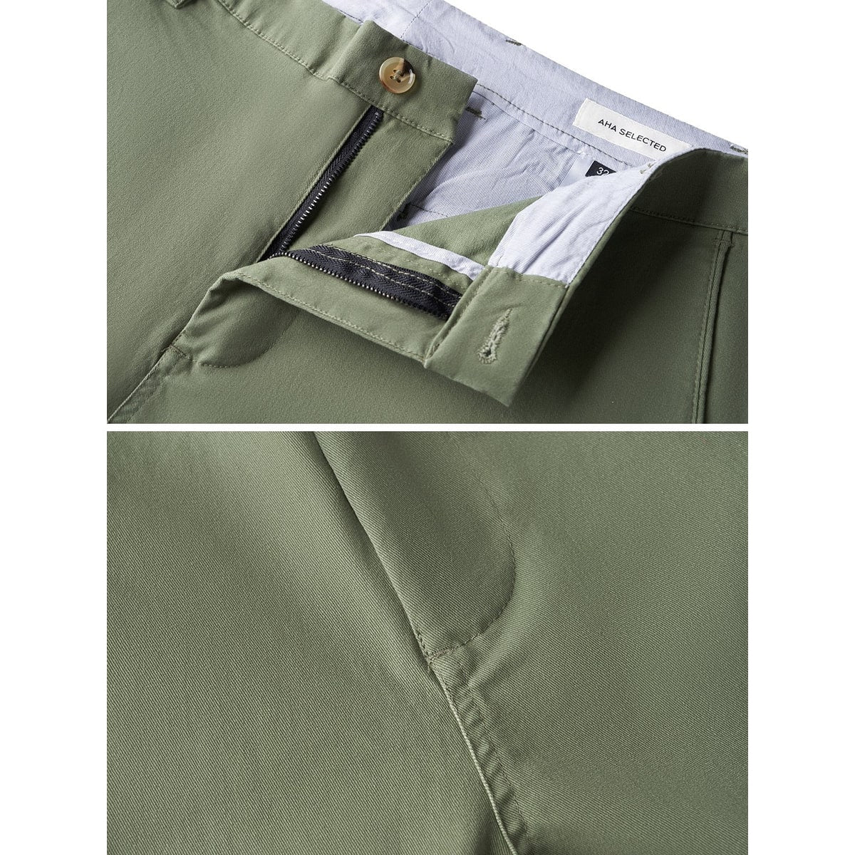 Men's Slim Fit Chino Pants with Stretch Cotton Blend and Tapered Leg - Image 14
