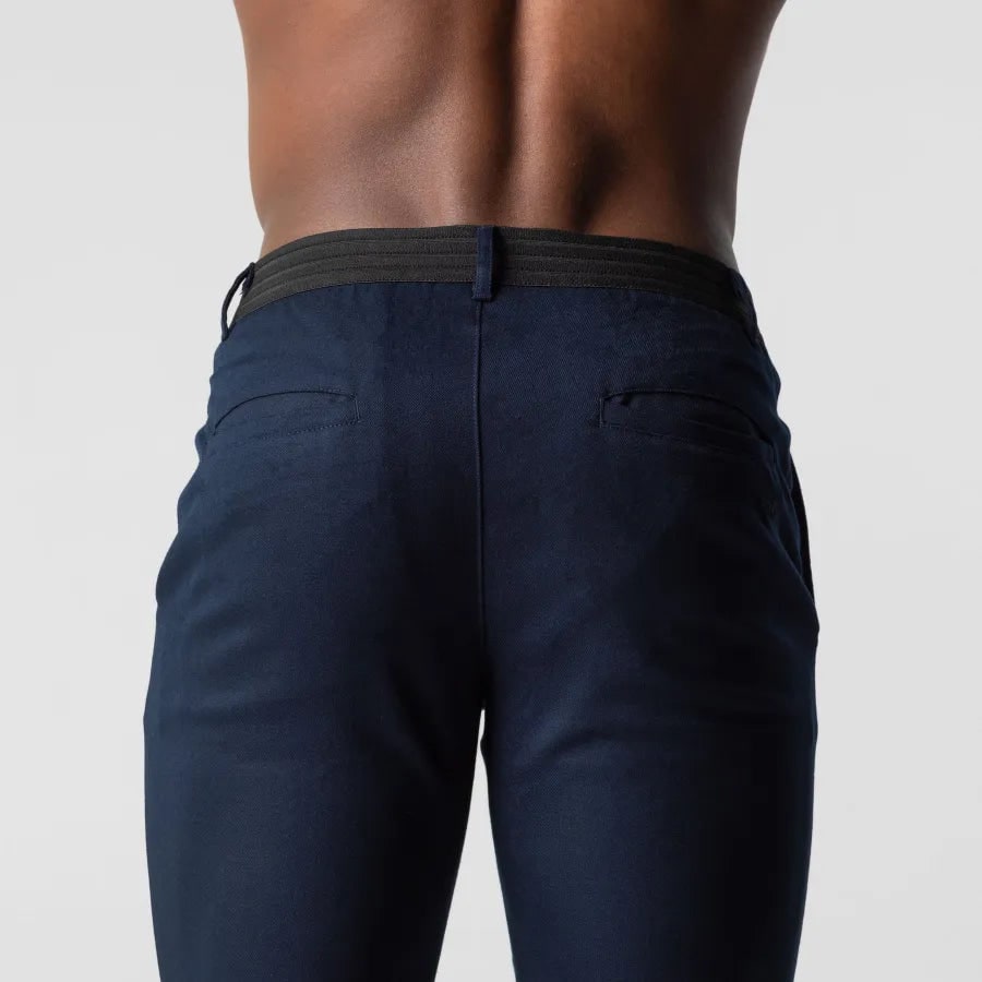 Men's Slim Fit Chino Pants with Tapered Leg and Stretch Woven Casual - Image 11