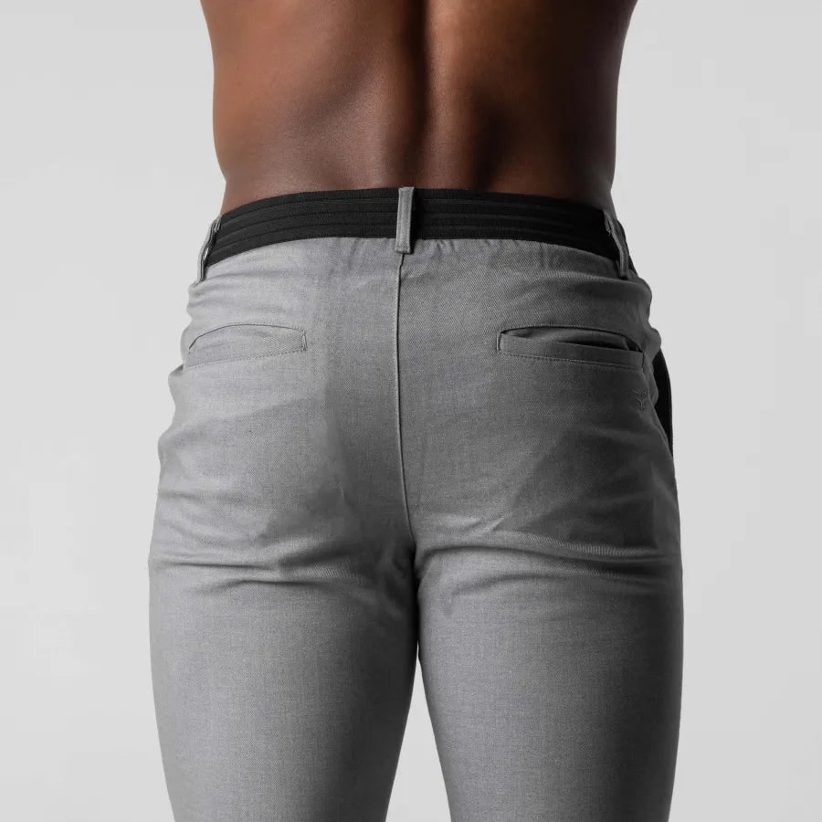 Men's Slim Fit Chino Pants with Tapered Leg and Stretch Woven Casual - Image 7