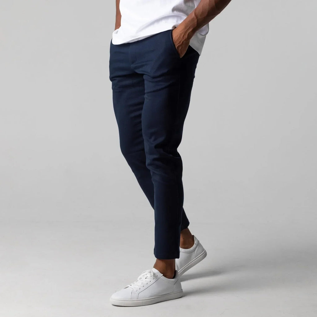 Men's Slim Fit Chino Pants with Tapered Leg and Stretch Woven Casual - Image 9