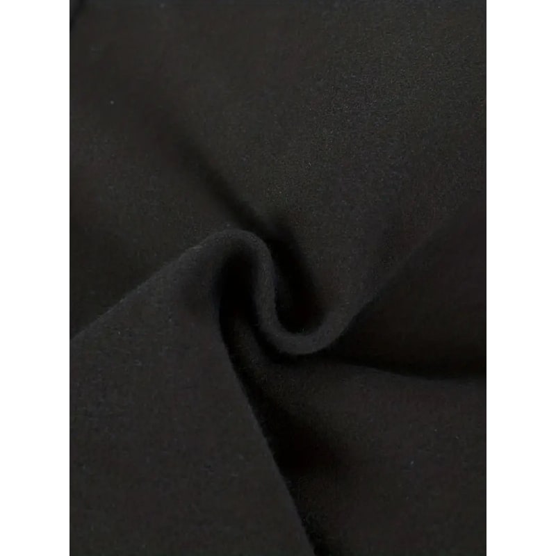Men's Slim-Fit Trench Wool Overcoat with Notched Lapel and Long Dress Length - Image 7