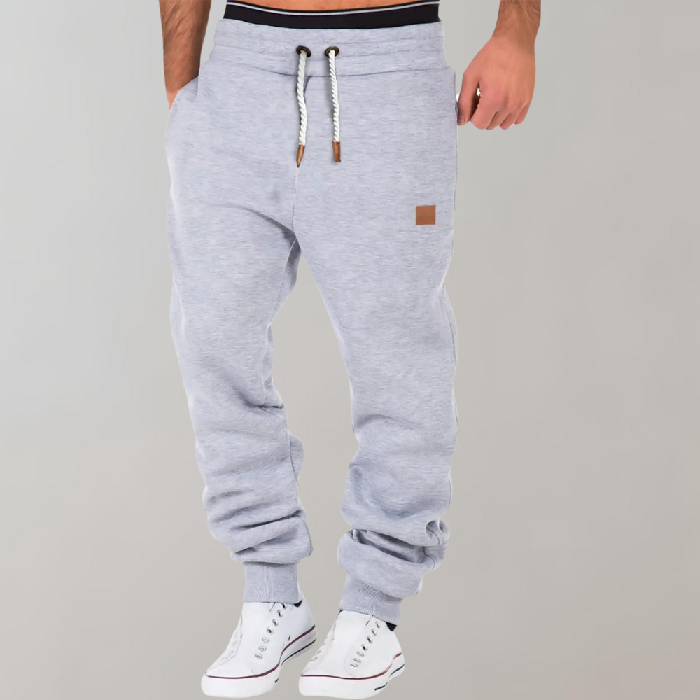 Men's Sweatpants Joggers with Fleece Drawstring and Ribbed Cuffs - Image 2