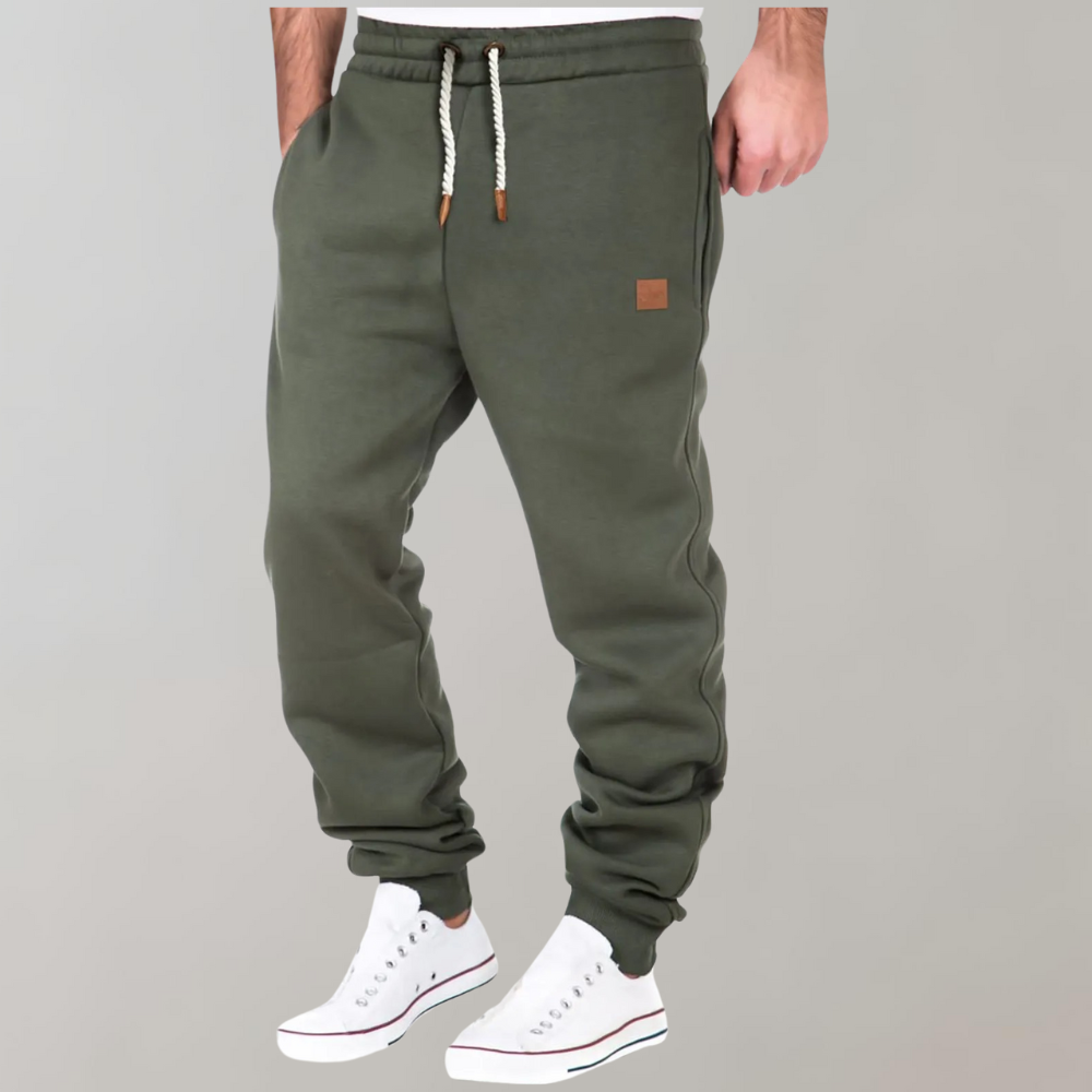 Men's Sweatpants Joggers with Fleece Drawstring and Ribbed Cuffs - Image 3