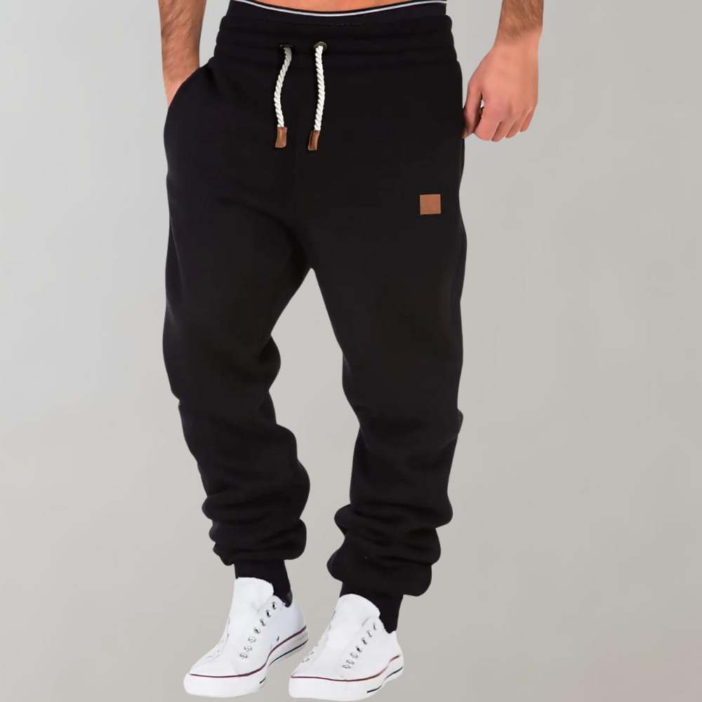 Men's Sweatpants Joggers with Fleece Drawstring and Ribbed Cuffs - Image 5