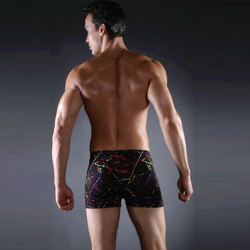 Men's Swim Trunks and Shorts with Graphic Print Square Leg Quick Dry - Image 4