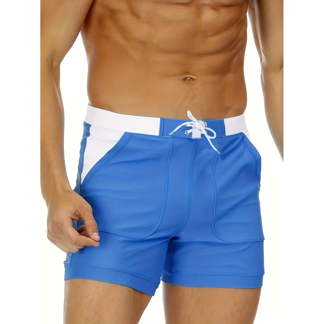 Mens Swim Trunks Quick Dry Swimming Shorts Swimwear - Image 1