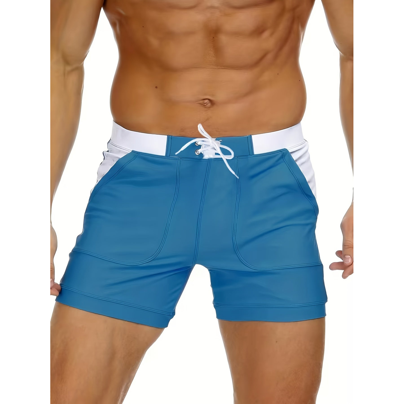 Mens Swim Trunks Quick Dry Swimming Shorts Swimwear - Image 5