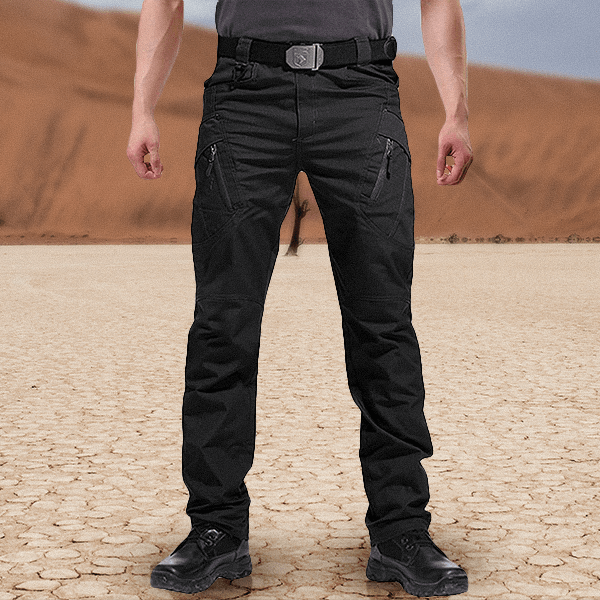 Men's Tactical Cargo Work Pants with Ripstop and Water Resistant Finish - Image 2