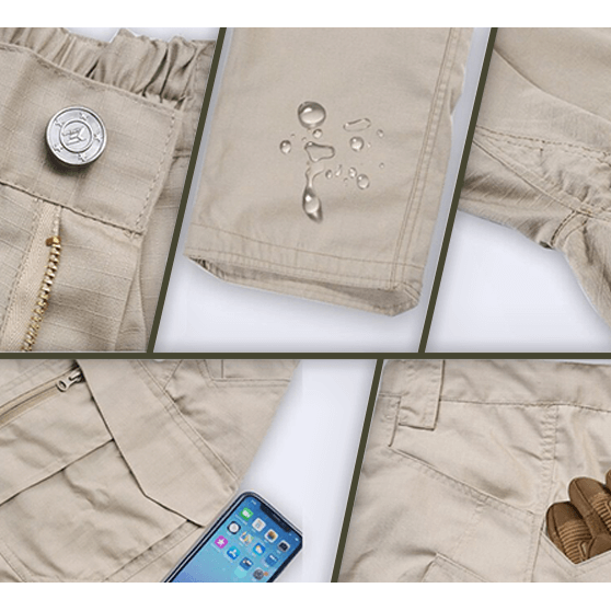Men's Tactical Cargo Work Pants with Ripstop and Water Resistant Finish - Image 4