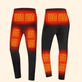 Mens Thermal Underwear Long Base Layer Pants Heated Rechargeable USB - Image 3