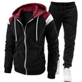 Men's Tracksuit Sweat Suit Jogging Set with Zip-Up Hoodie and Jogger Pants - Image 4