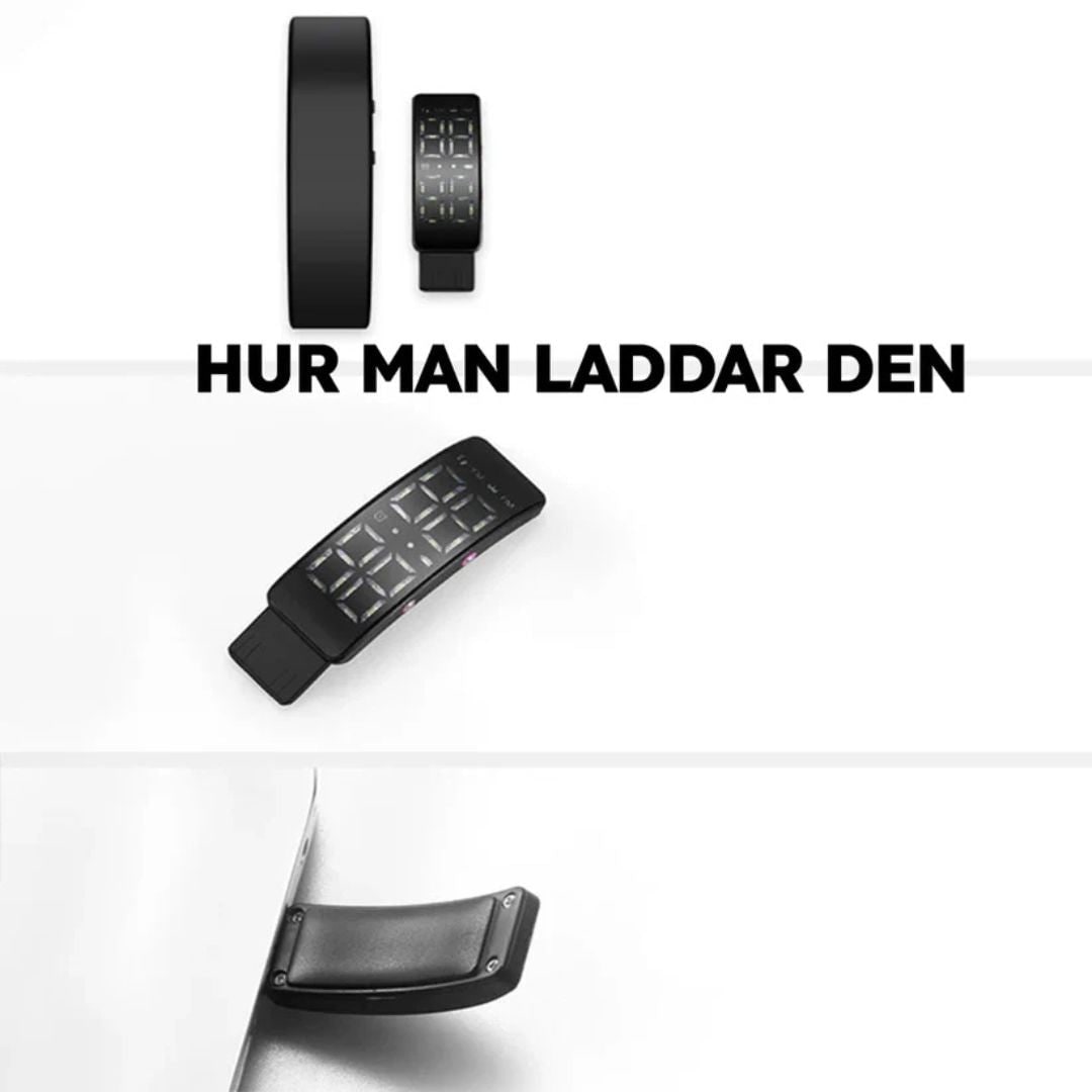 Men's Vibrating Alarm Clock Wristband with Silent Digital Display and Adjustable Silicone Strap - Image 3