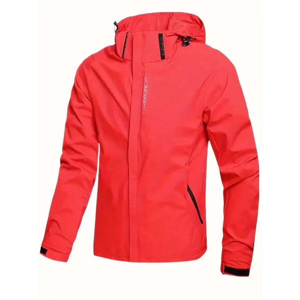 Men's Waterproof Rain Jacket and Coat with Hooded Zip Pockets - Image 5