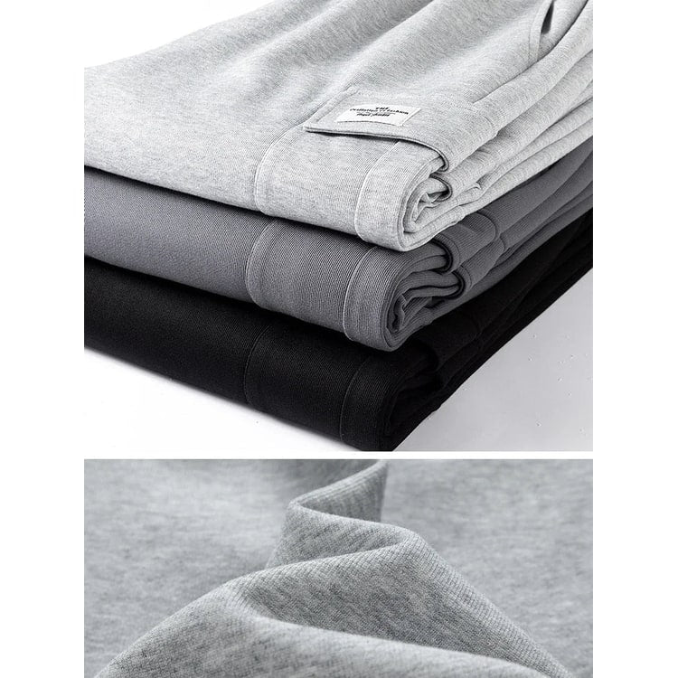 Men's Wide Leg Cargo Sweatpants with Straight and Utility Pockets - Image 7