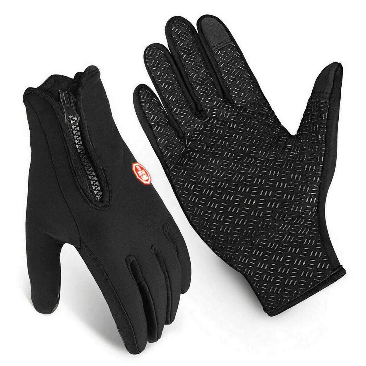 Men's Winter Cycling Gloves with Waterproof Fleece Lining and Touchscreen Grip - Image 5